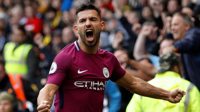 Aguero Bakal Absen Dari Timnya Selama Enam Pekan